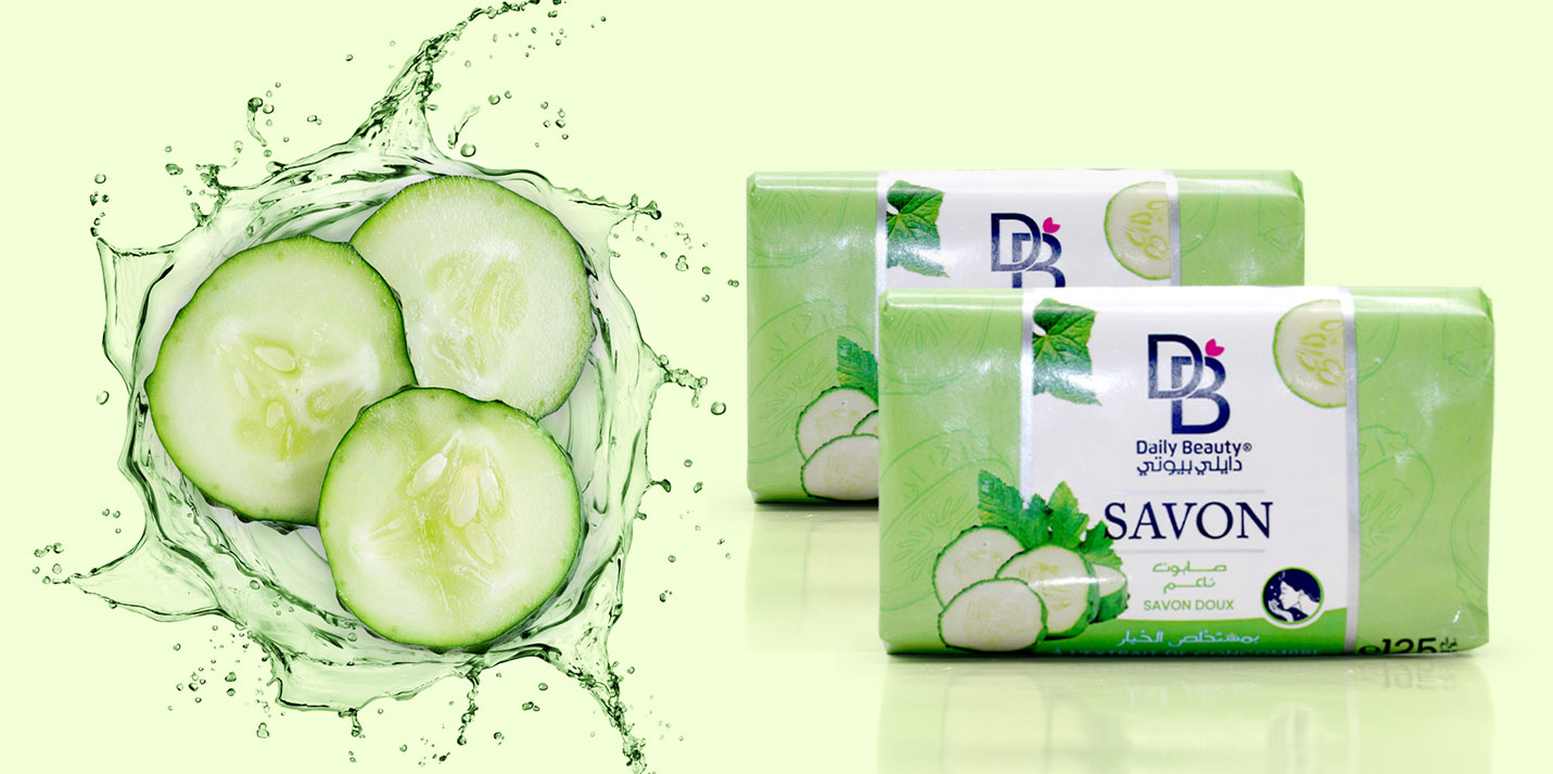 bannière Savon daily beauty concombre