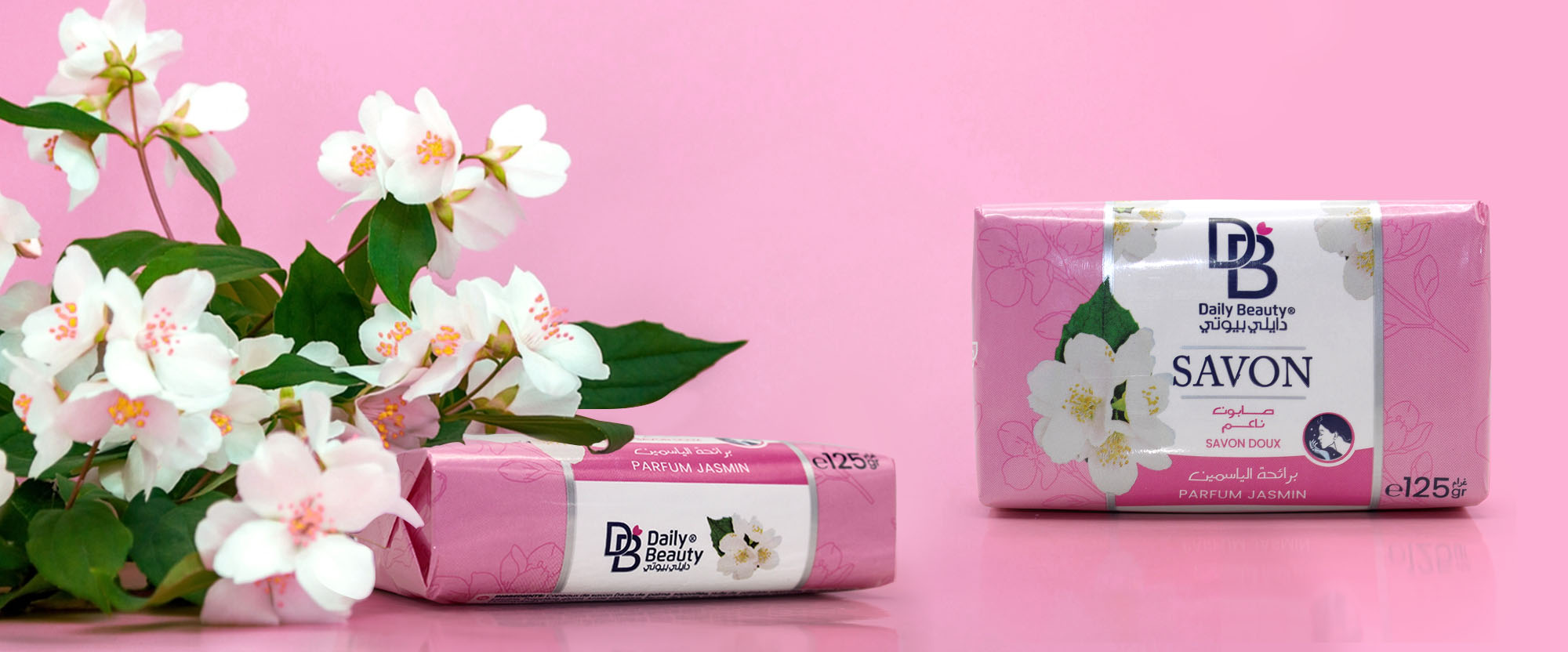 bannière Savon daily beauty jasmin