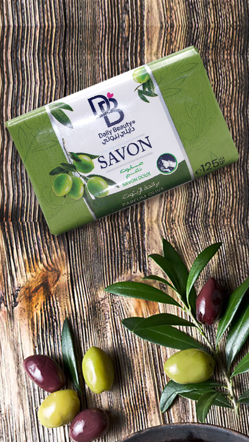 bannière mobile Savon daily beauty olive