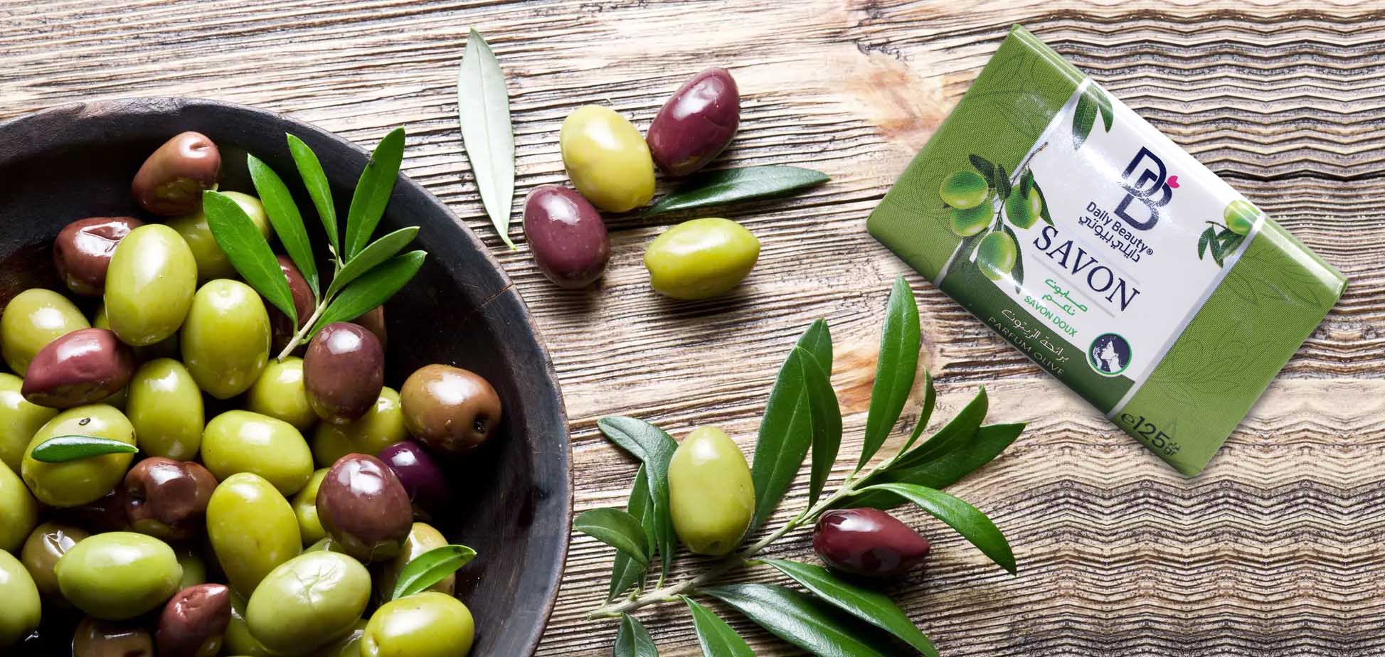 bannière Savon daily beauty olive