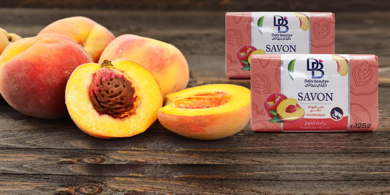 bannière Savon daily beauty Pêche