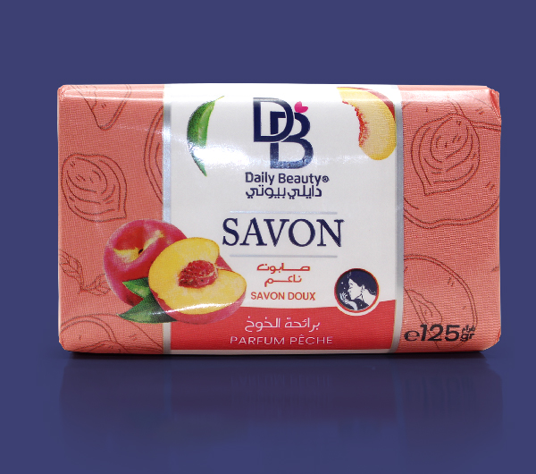 Savon daily beauty à la pèche